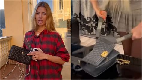 russian chanel bags|Russian Influencers Cut up Chanel Bags in Protest of .